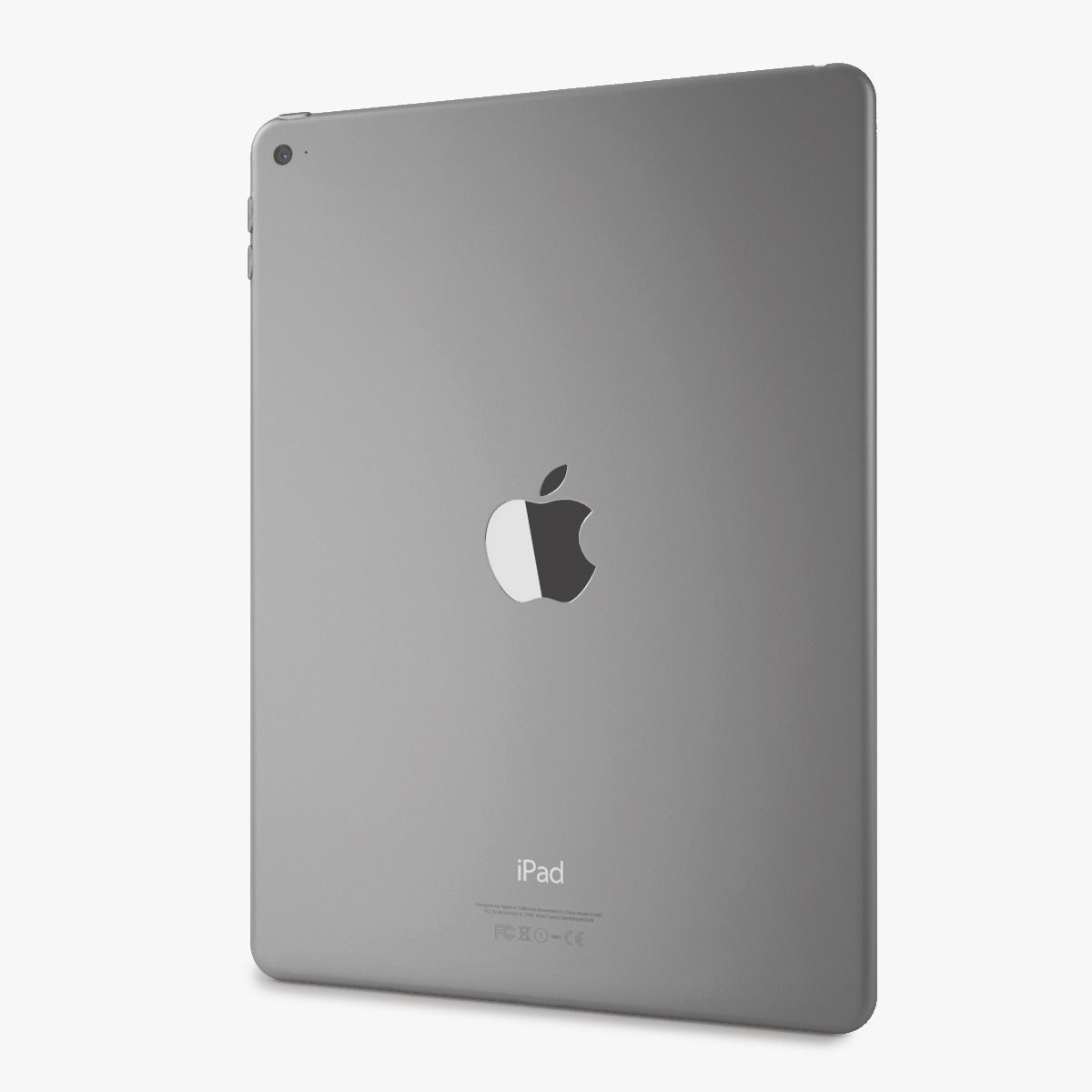 Apple iPad Air 2 Space Gray 3D model_7