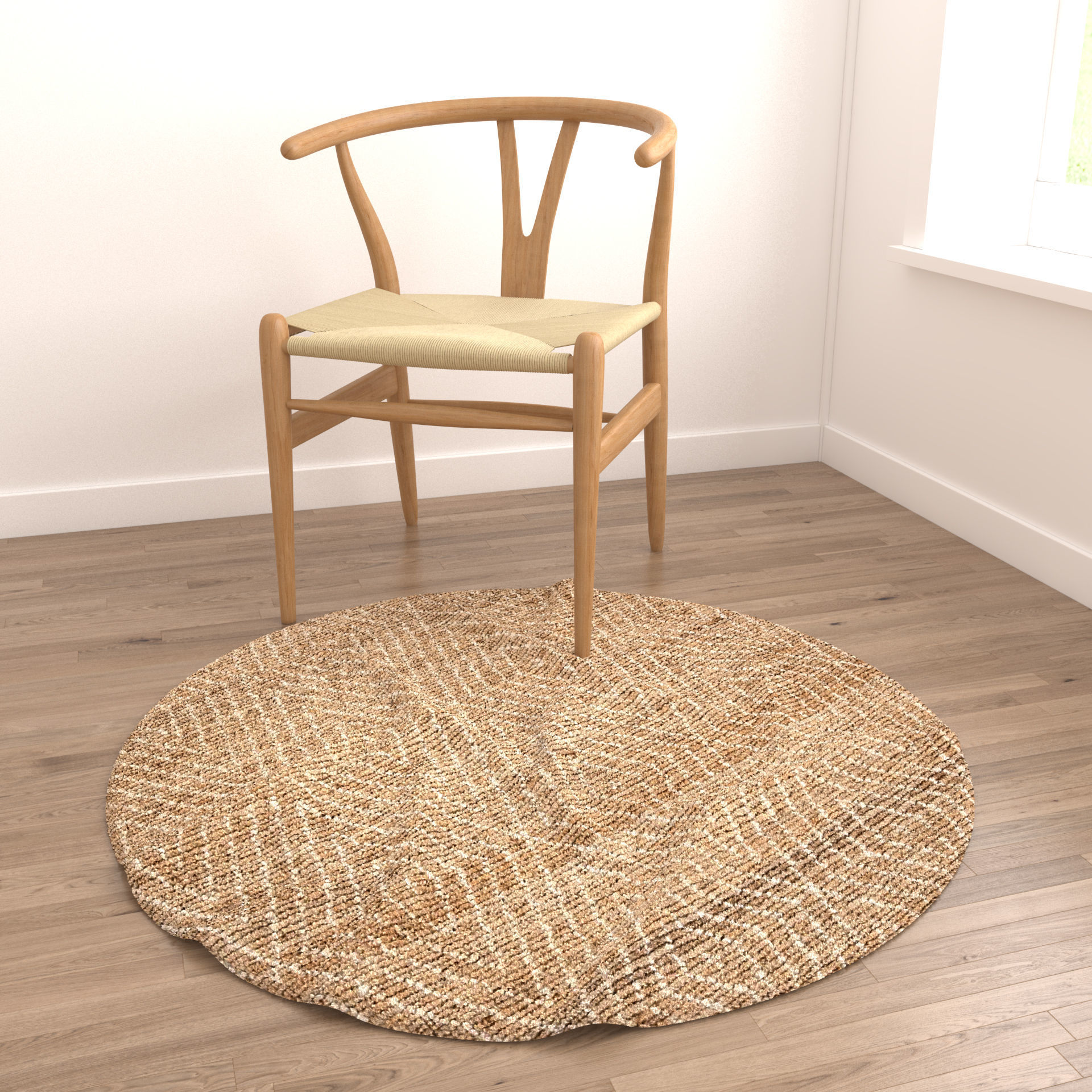 Rugs No 122 Low-poly 3D model_7