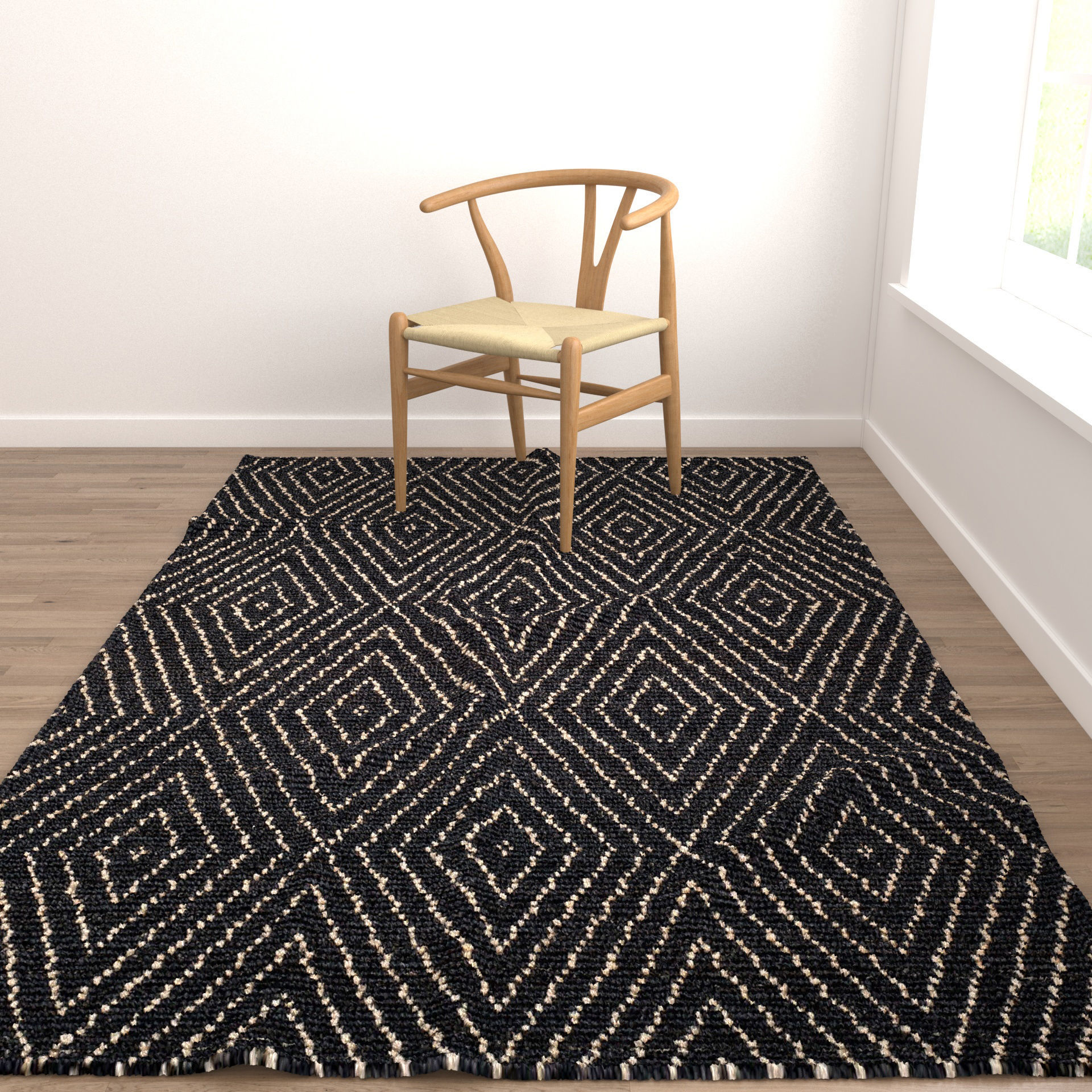 Rugs No 122 Low-poly 3D model_8