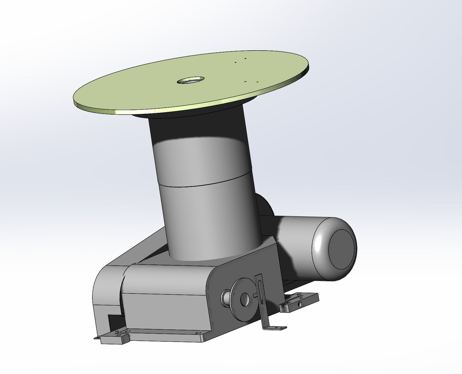 Open bag filling and packing machine 3D model_6