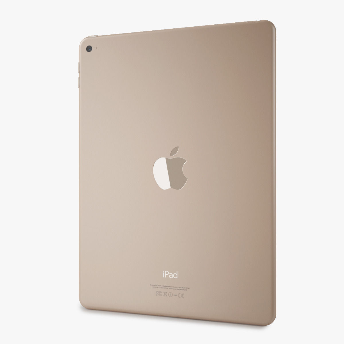 Apple iPad Air 2 Gold 3D model_7