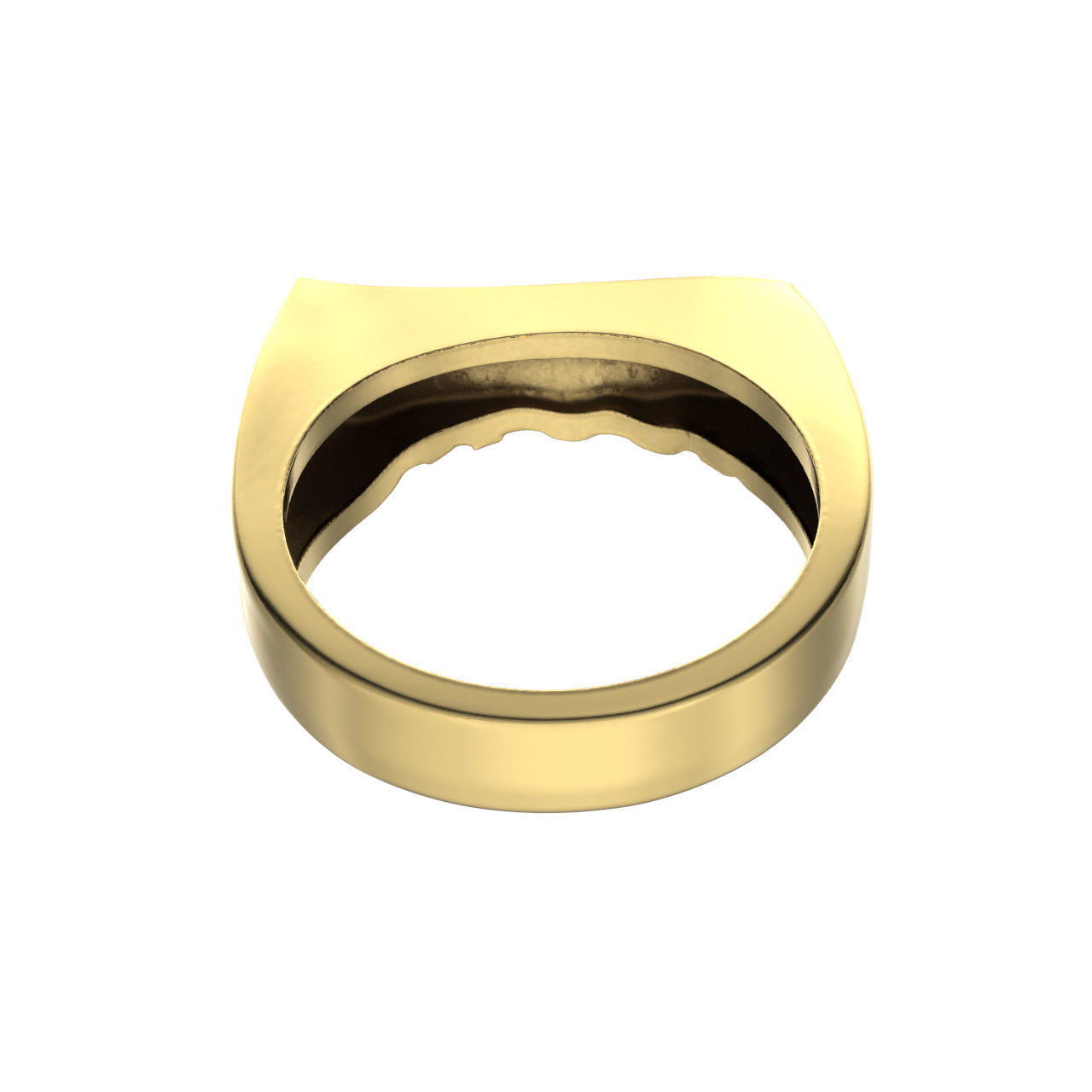 N226 Name ring Queen ring 3D print model_6