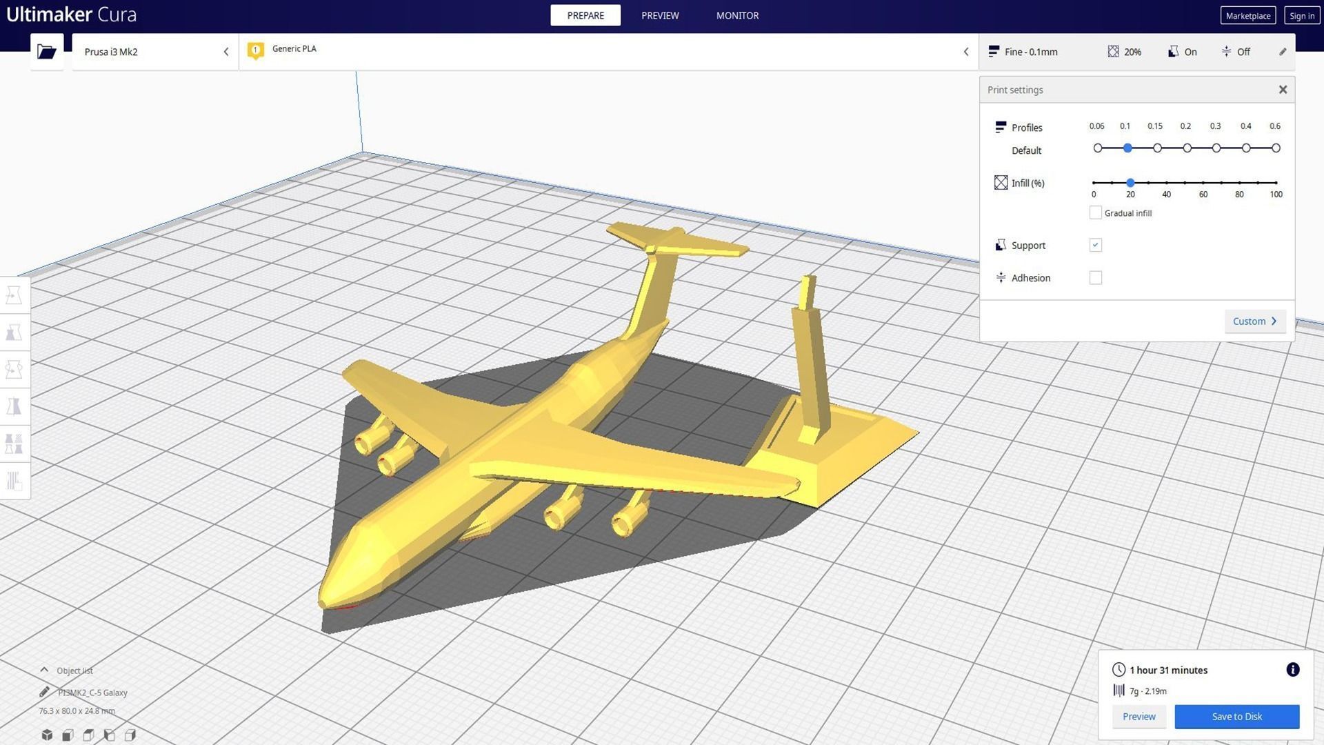 3D Printable Planes  3D Model Collection_18