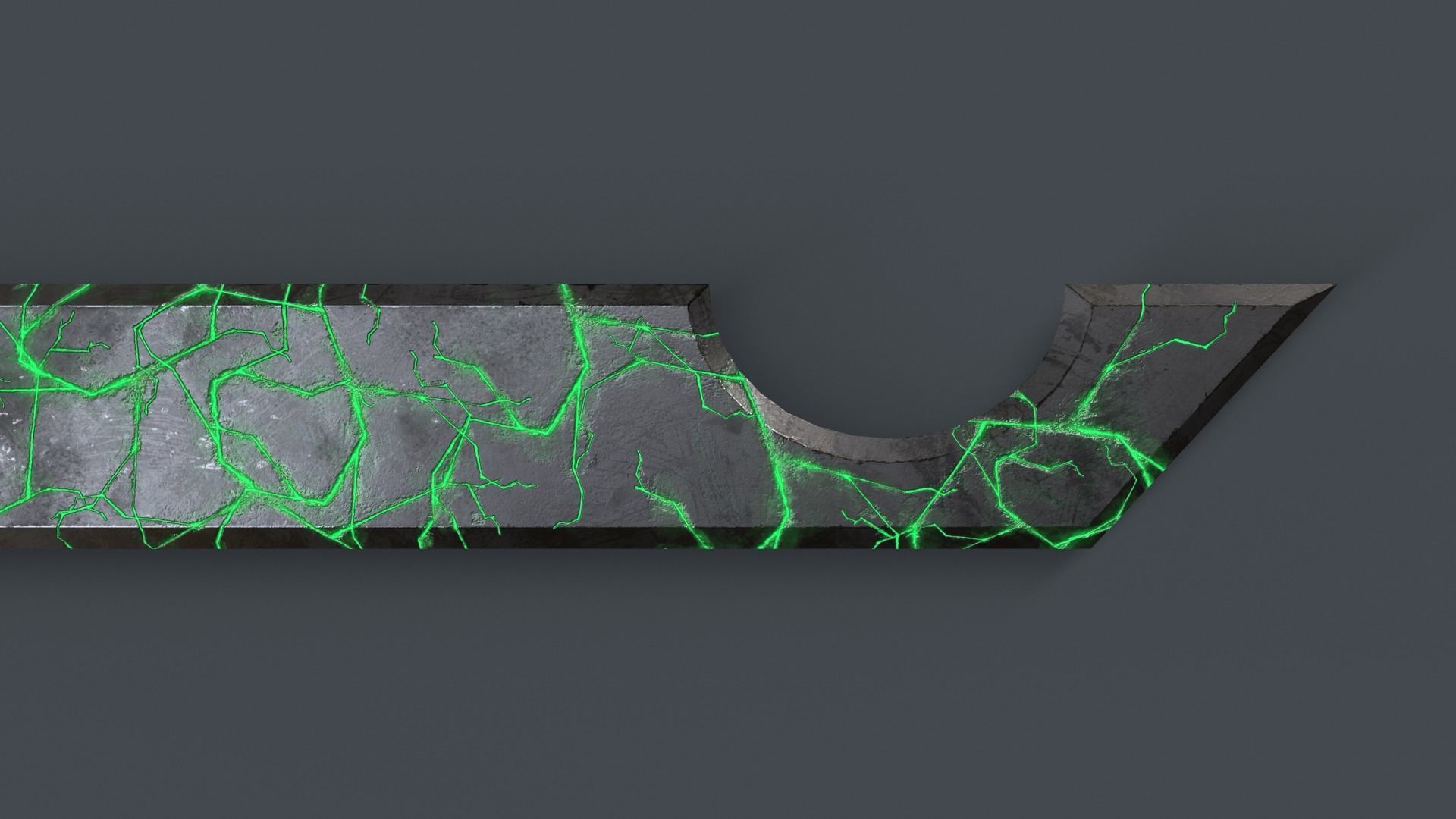 Sci-Fi Sword V1 - 02 Low-poly 3D model_7