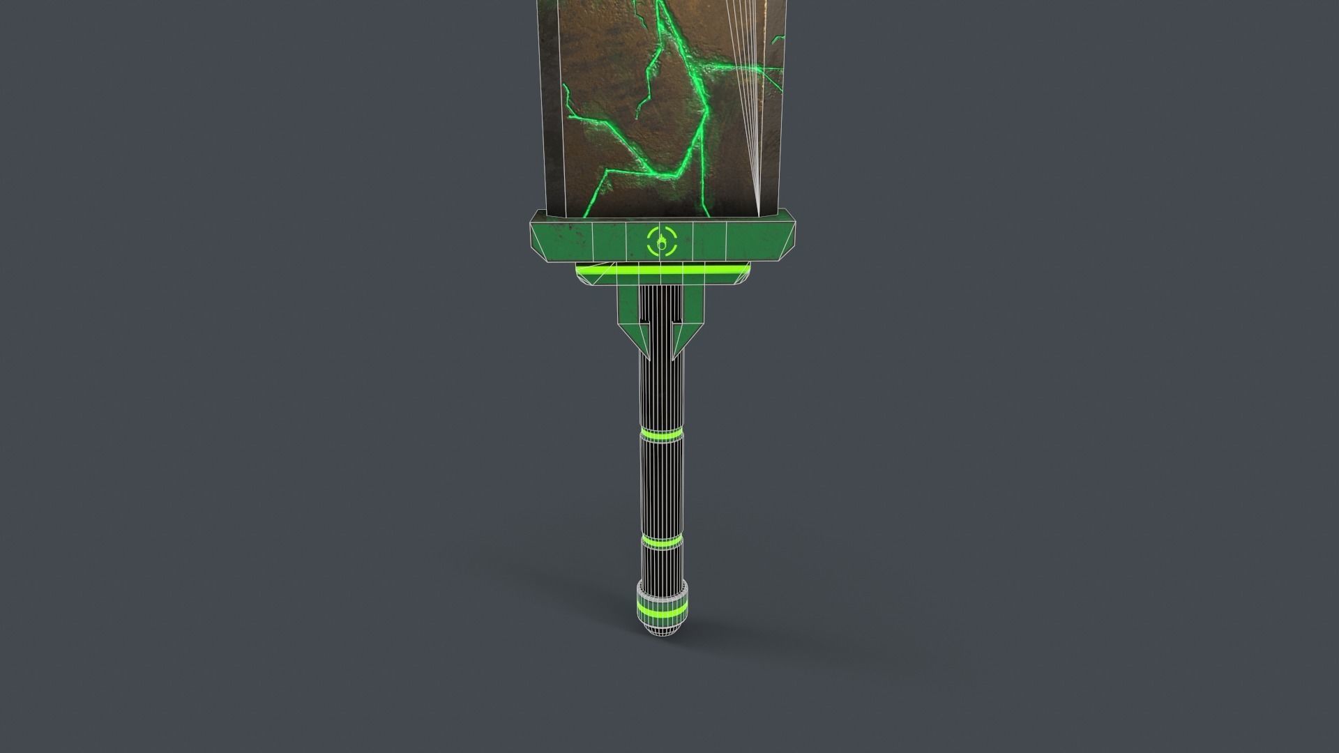 Sci-Fi Sword V1 - 02 Low-poly 3D model_4