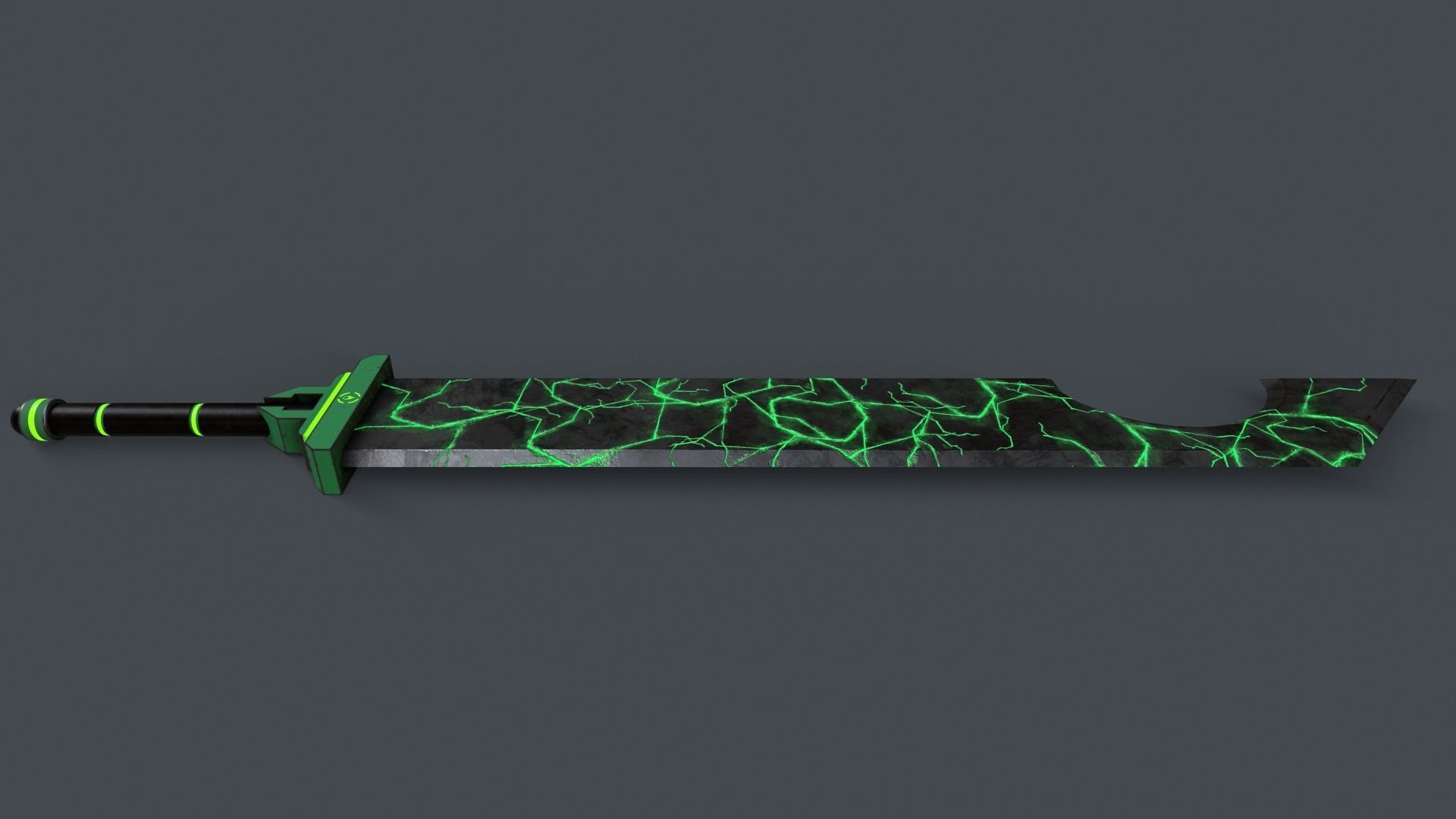 Sci-Fi Sword V1 - 02 Low-poly 3D model_11