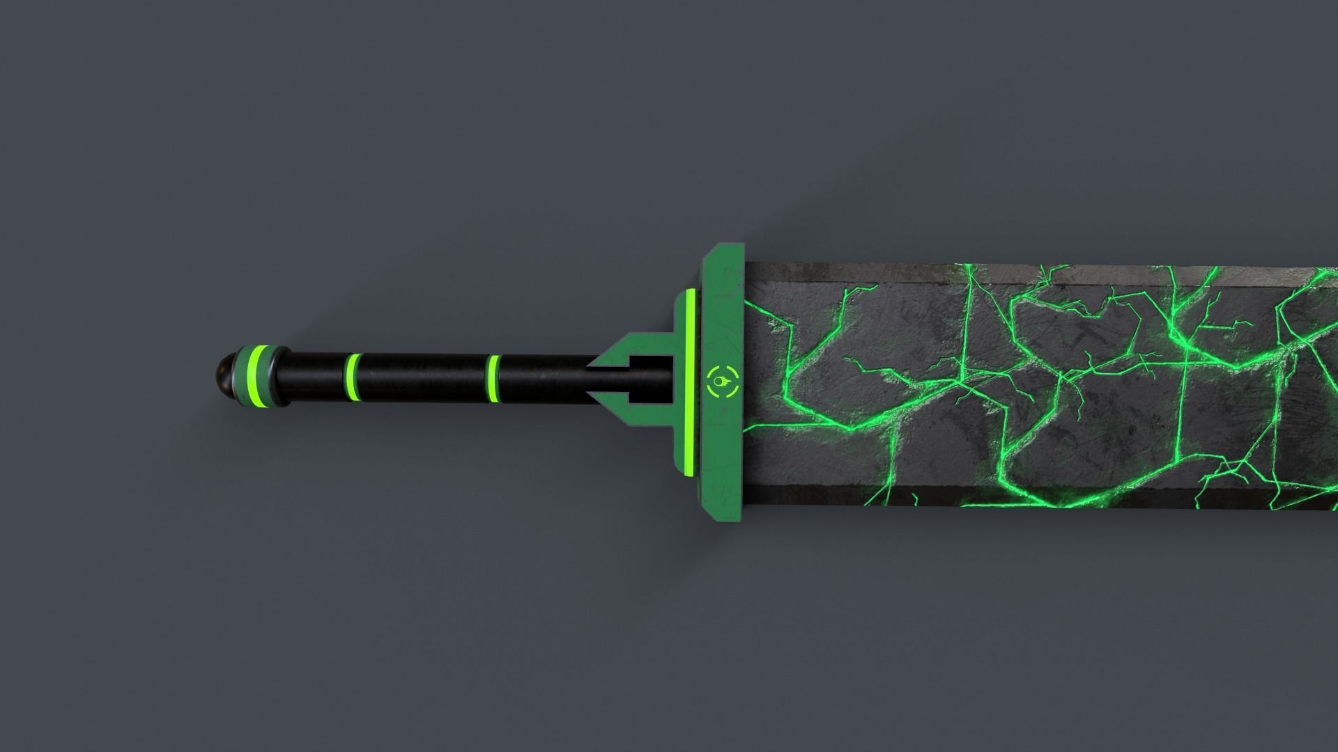 Sci-Fi Sword V1 - 02 Low-poly 3D model_6