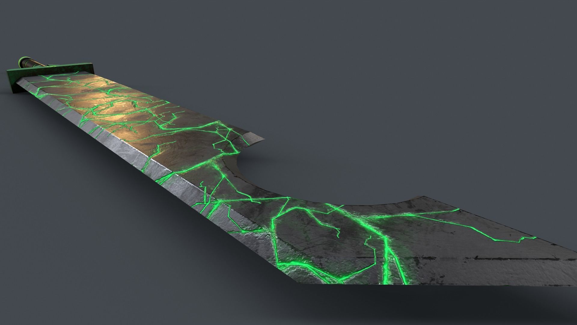 Sci-Fi Sword V1 - 02 Low-poly 3D model_8