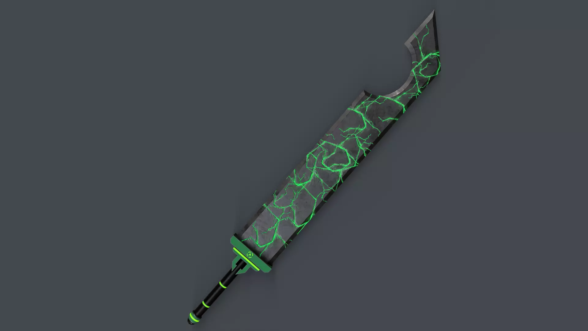 Sci-Fi Sword V1 - 02 Low-poly 3D model_0