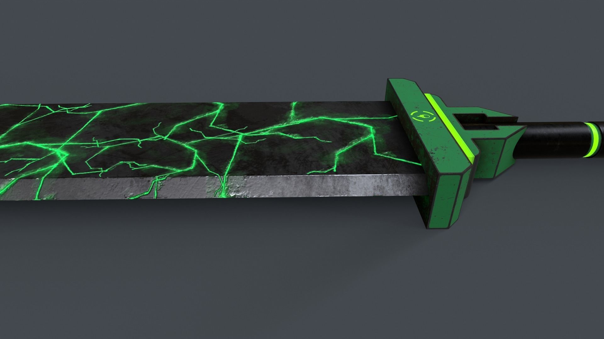 Sci-Fi Sword V1 - 02 Low-poly 3D model_10