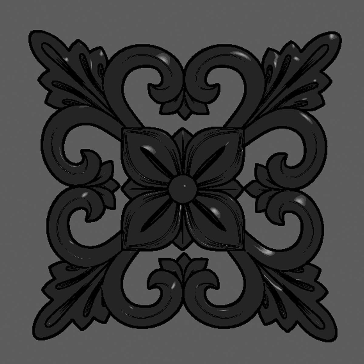 Trim Ornament 83 3D model_14