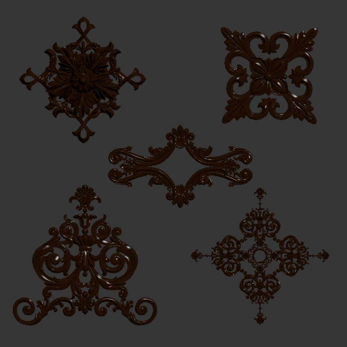 Trim Ornament 83 3D model_2