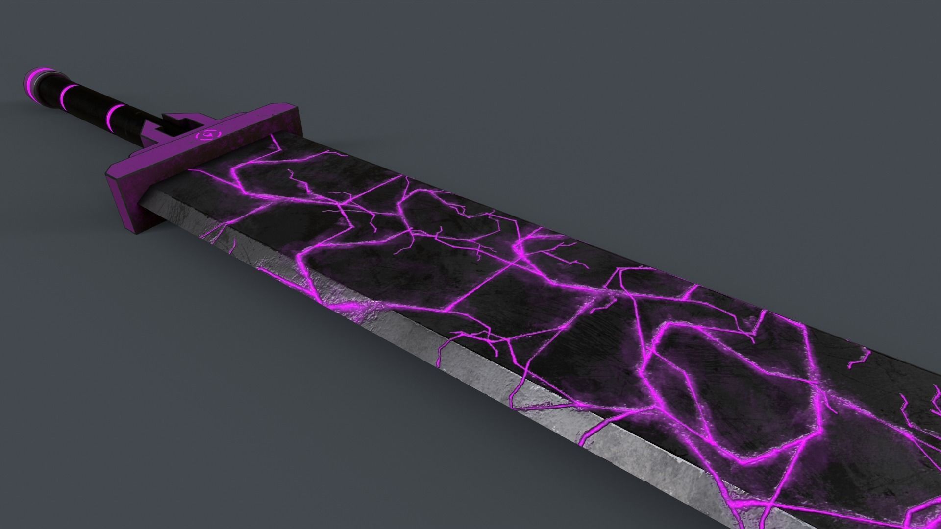 Sci-Fi Sword V1 - 03 Low-poly 3D model_9