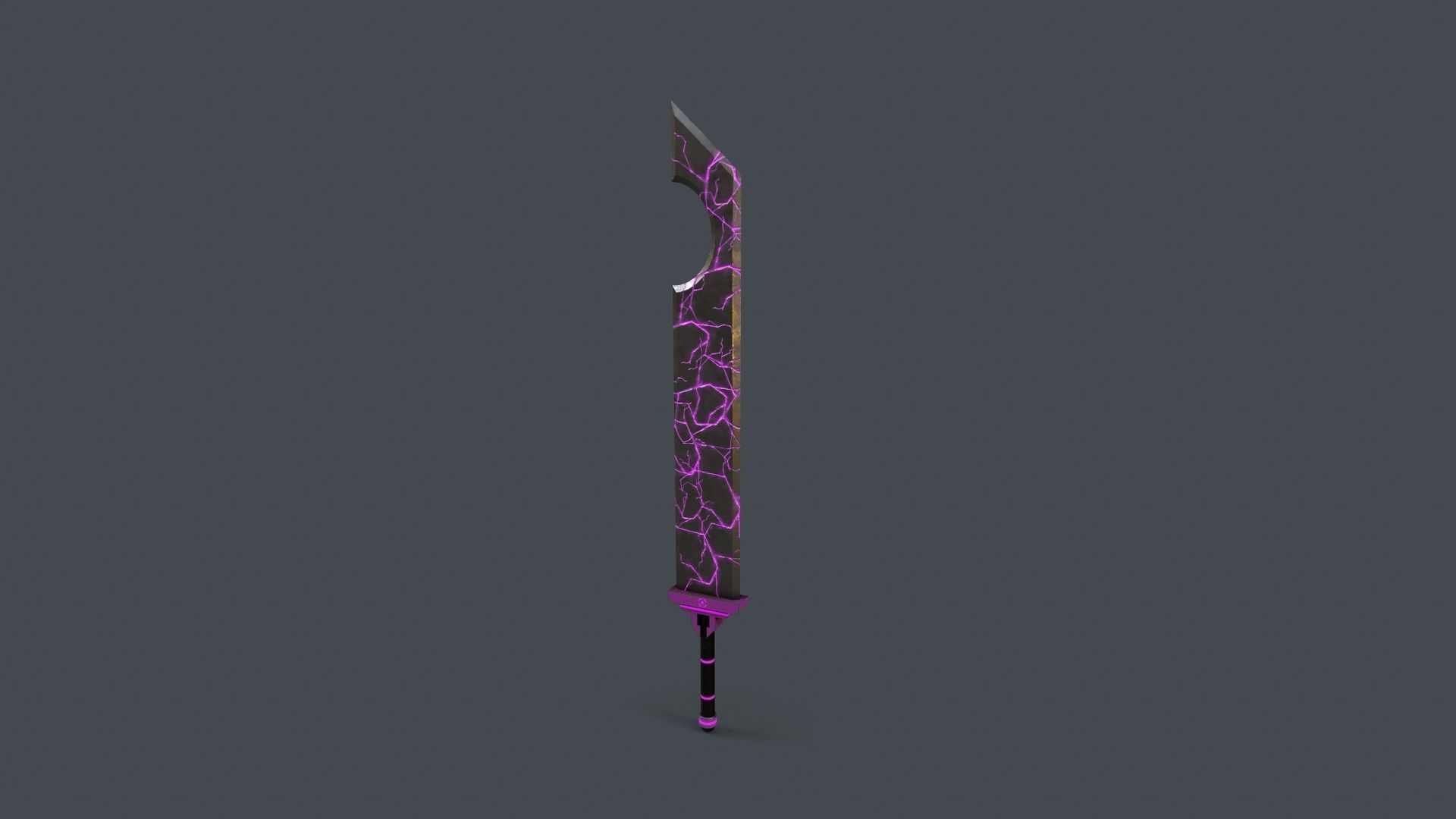 Sci-Fi Sword V1 - 03 Low-poly 3D model_6