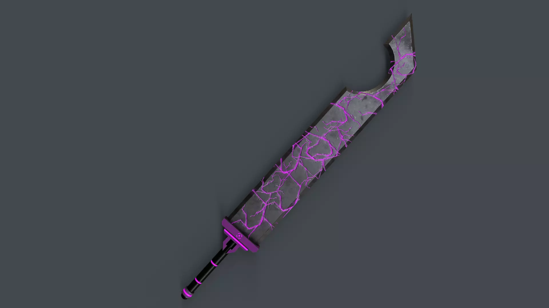 Sci-Fi Sword V1 - 03 Low-poly 3D model_0