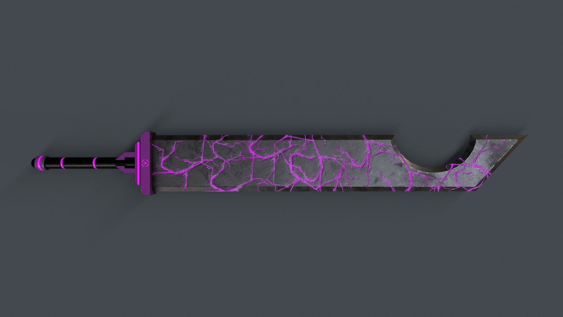 Sci-Fi Sword V1 - 03 Low-poly 3D model_1