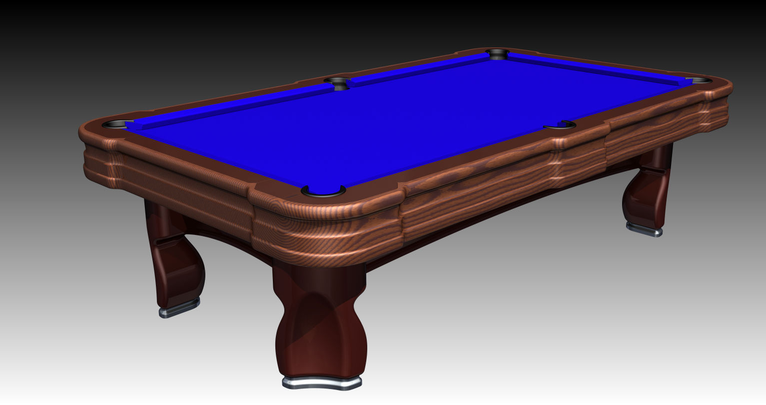 Billiards Table 3D print model_1
