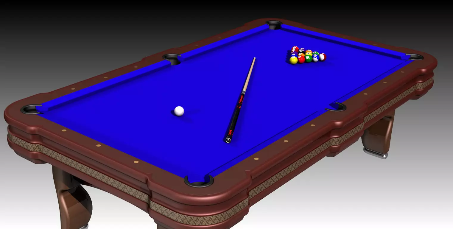 Billiards Table 3D print model_0