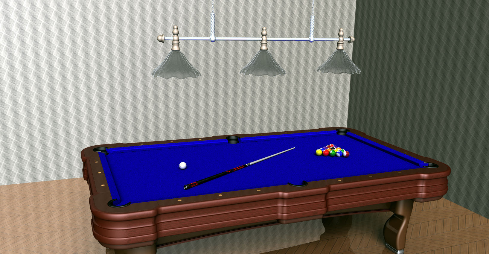 Billiards Table 3D print model_4