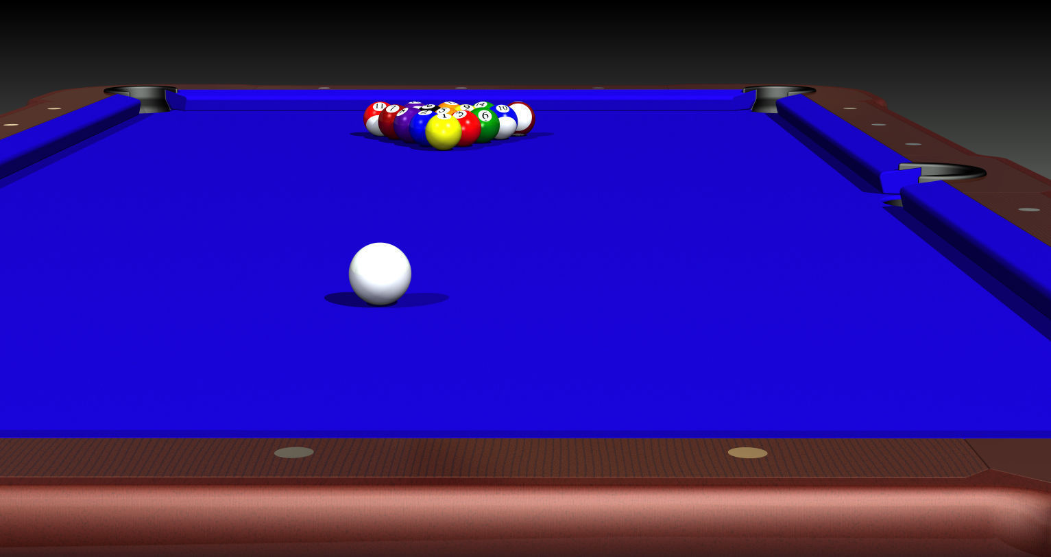 Billiards Table 3D print model_2