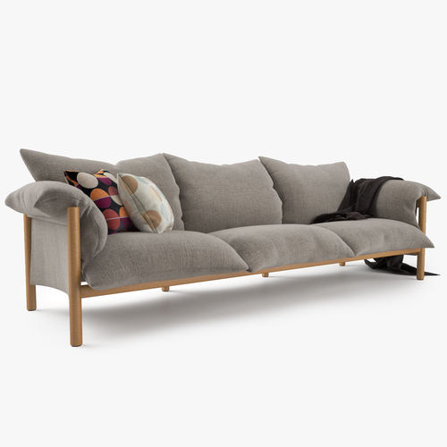 Jardan Wilfred Sofa Set 3D model 4
