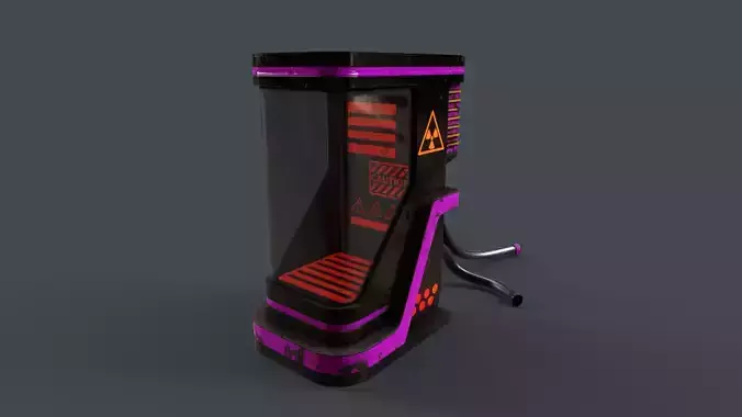 Sci-Fi Teleportation Capsule V1 - 03