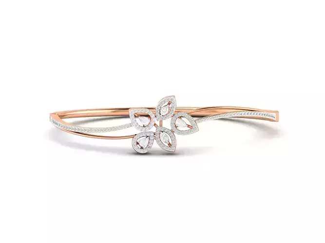 Women bracelet 3dm stl render detail