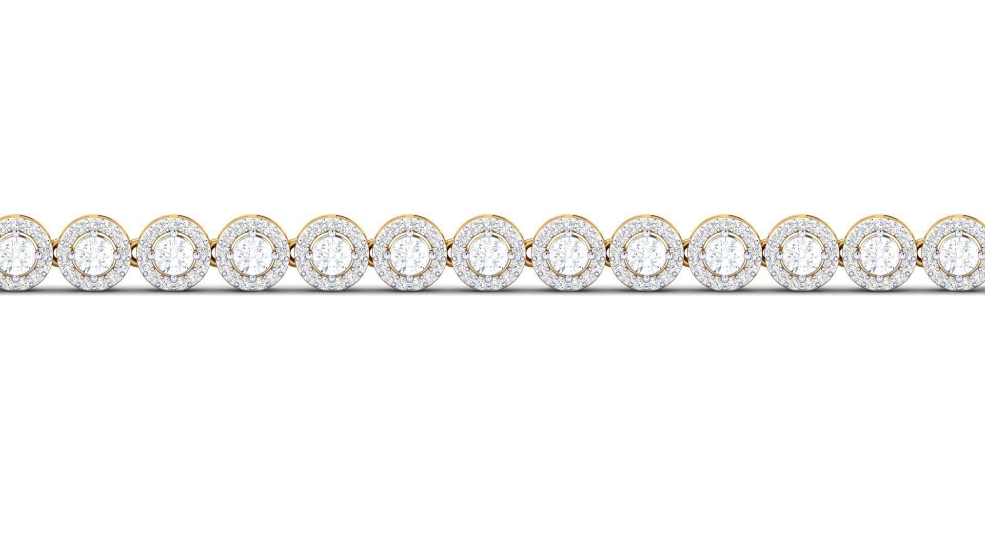 Women bracelet 3dm stl render detail 3D print model_14