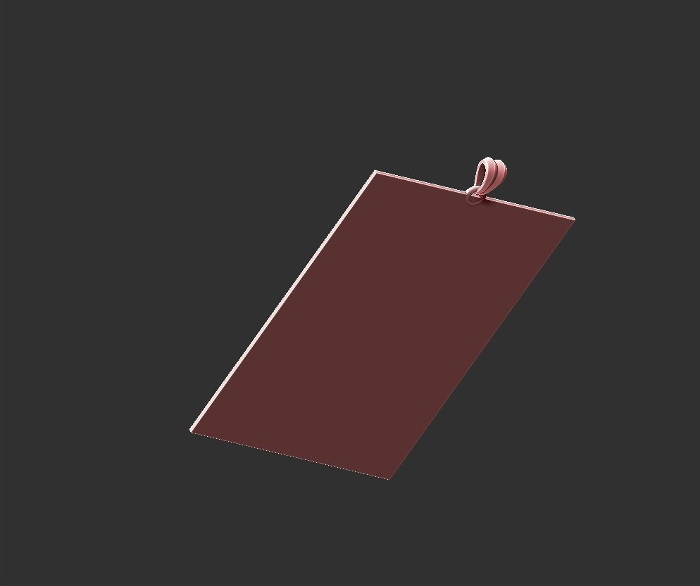 oni pendant 3D print model_3