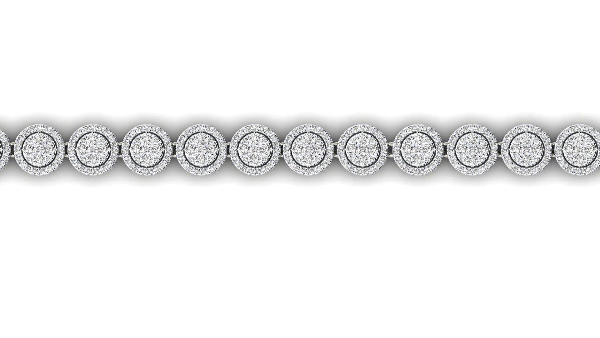 Women bracelet 3dm stl render detail 3D print model_10