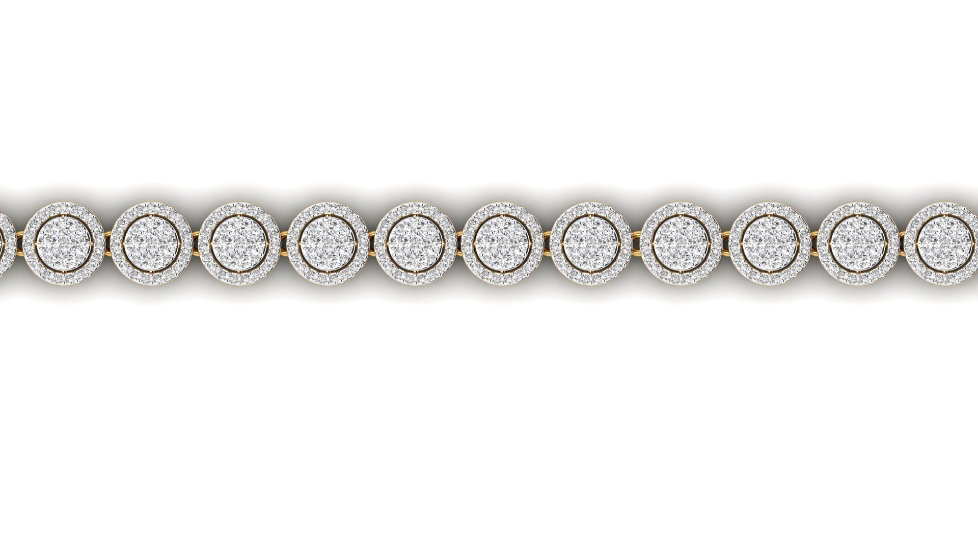 Women bracelet 3dm stl render detail 3D print model_16