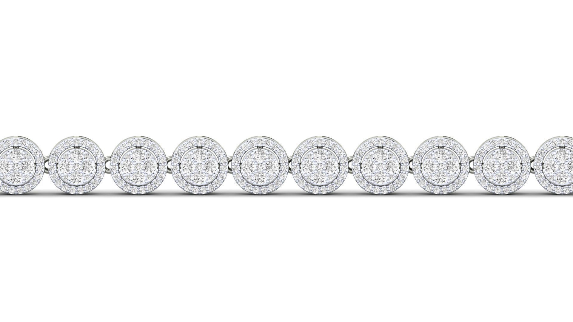 Women bracelet 3dm stl render detail 3D print model_8