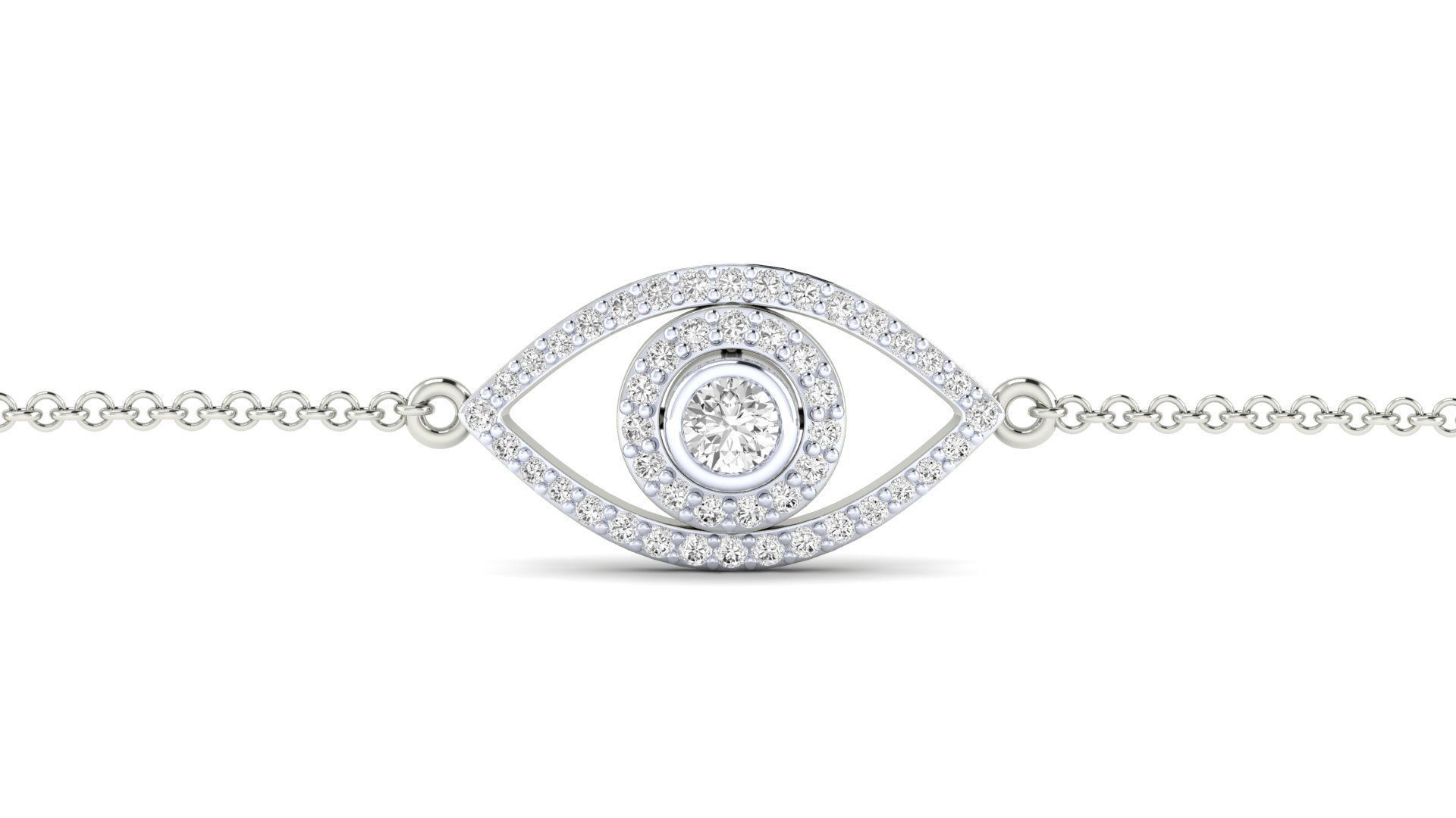 Women bracelet 3dm stl render detail 3D print model_9