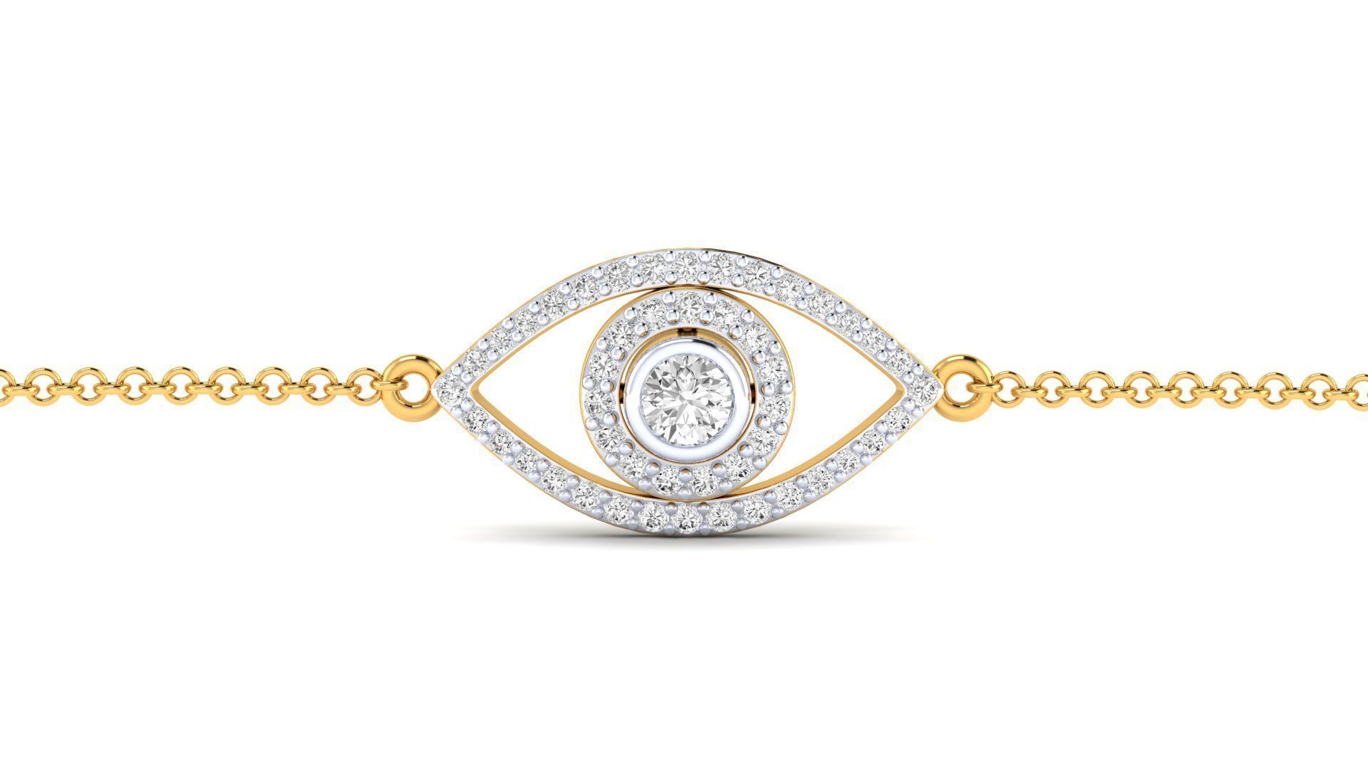 Women bracelet 3dm stl render detail 3D print model_15