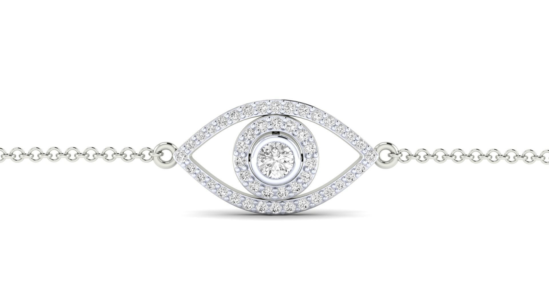 Women bracelet 3dm stl render detail 3D print model_10