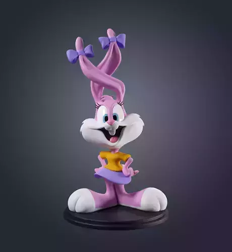 Babs Bunny 3D print model