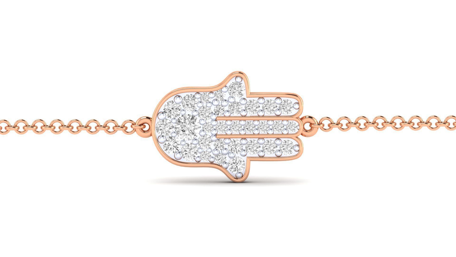 Women bracelet 3dm stl render detail 3D print model_2