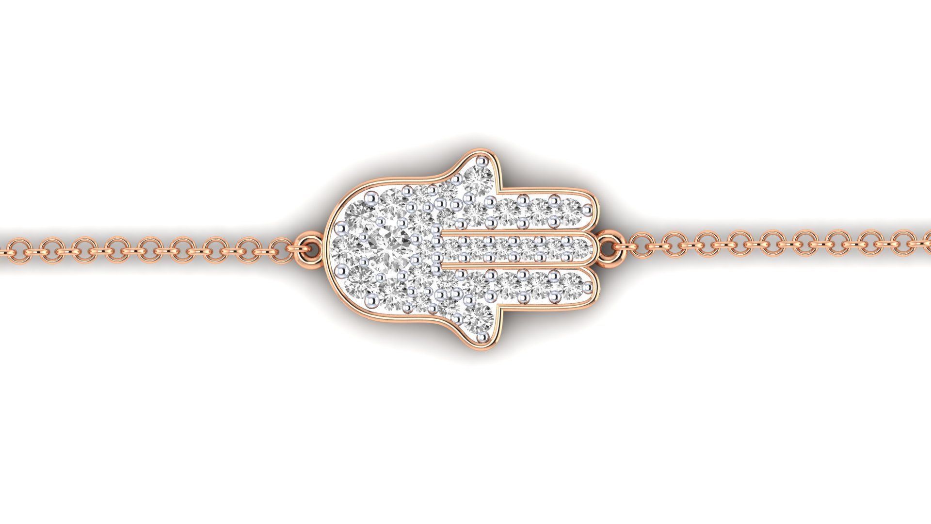 Women bracelet 3dm stl render detail 3D print model_4