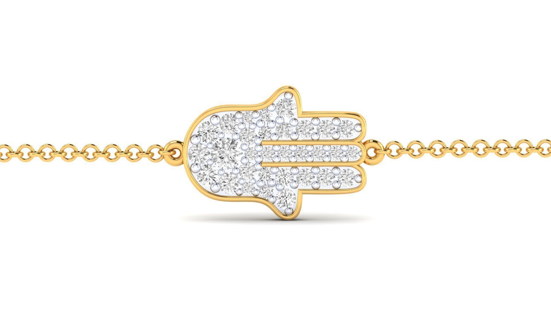 Women bracelet 3dm stl render detail 3D print model_14