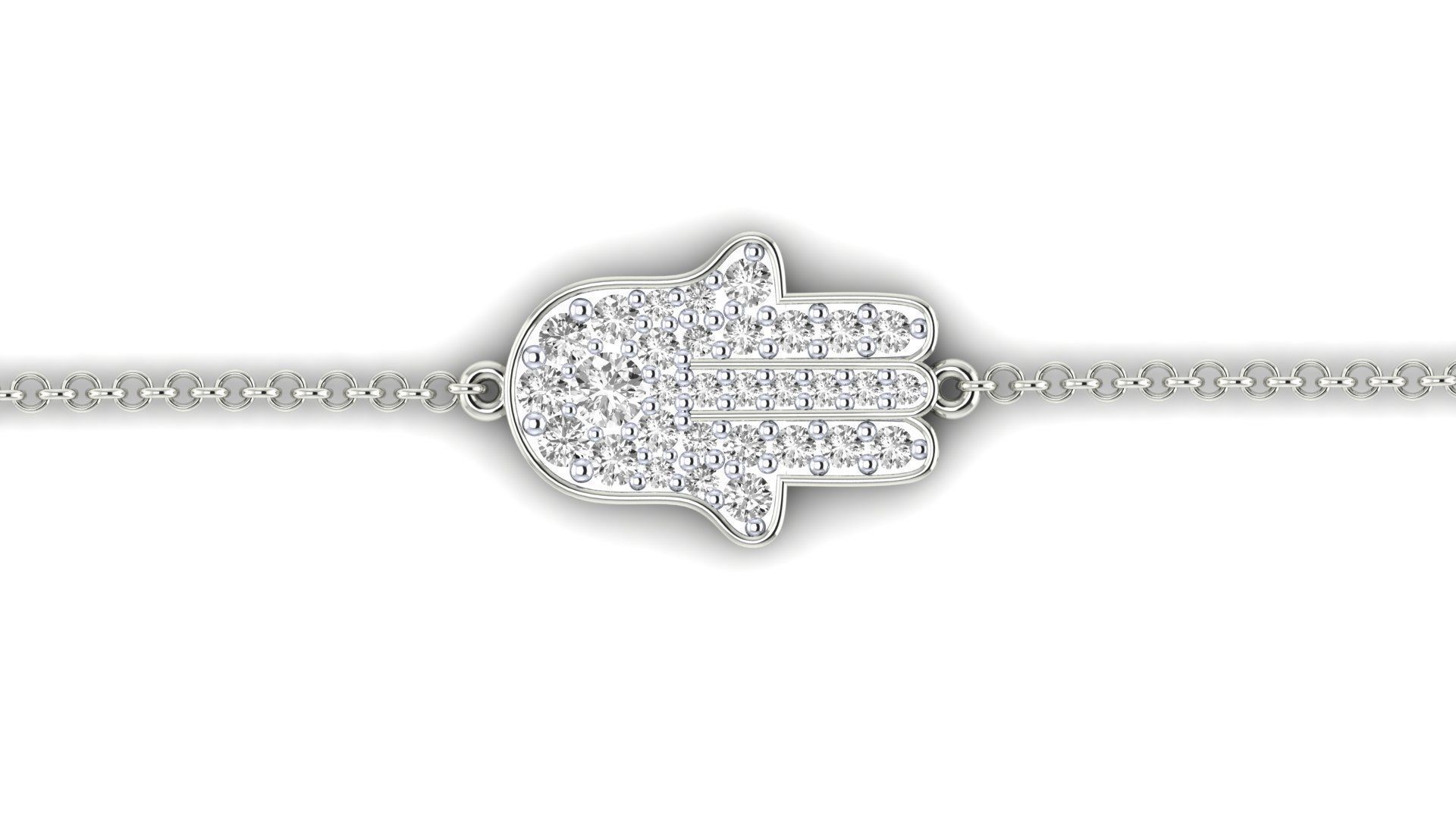 Women bracelet 3dm stl render detail 3D print model_10