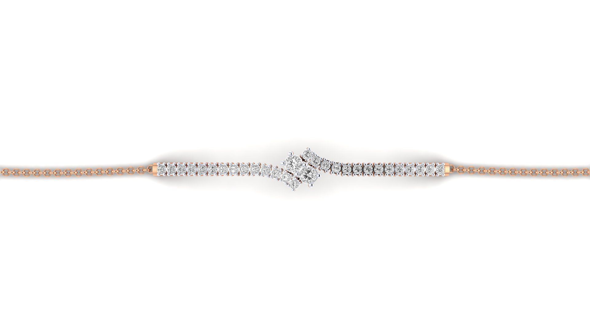 Women bracelet 3dm stl render detail 3D print model_4