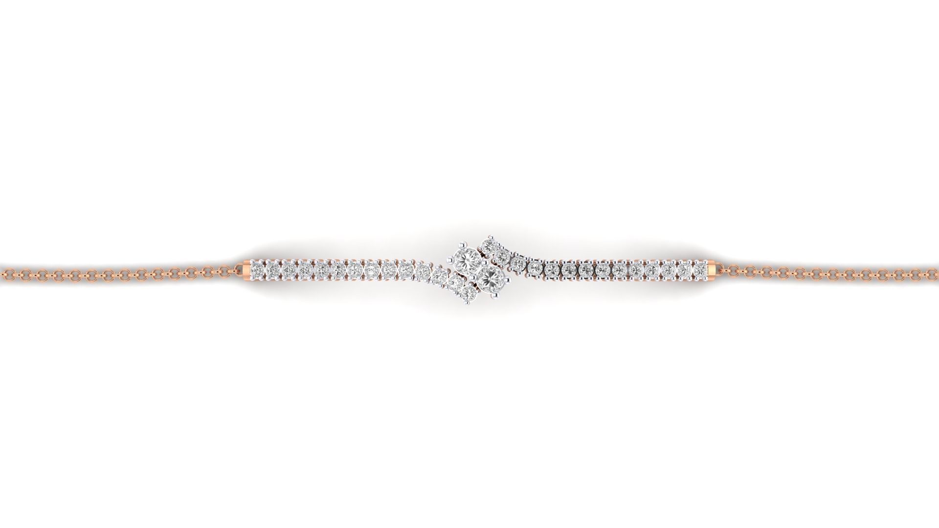 Women bracelet 3dm stl render detail 3D print model_5