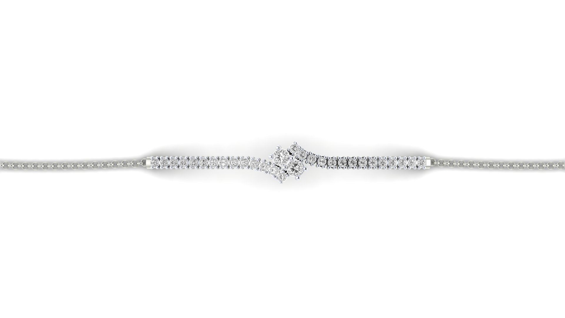 Women bracelet 3dm stl render detail 3D print model_6