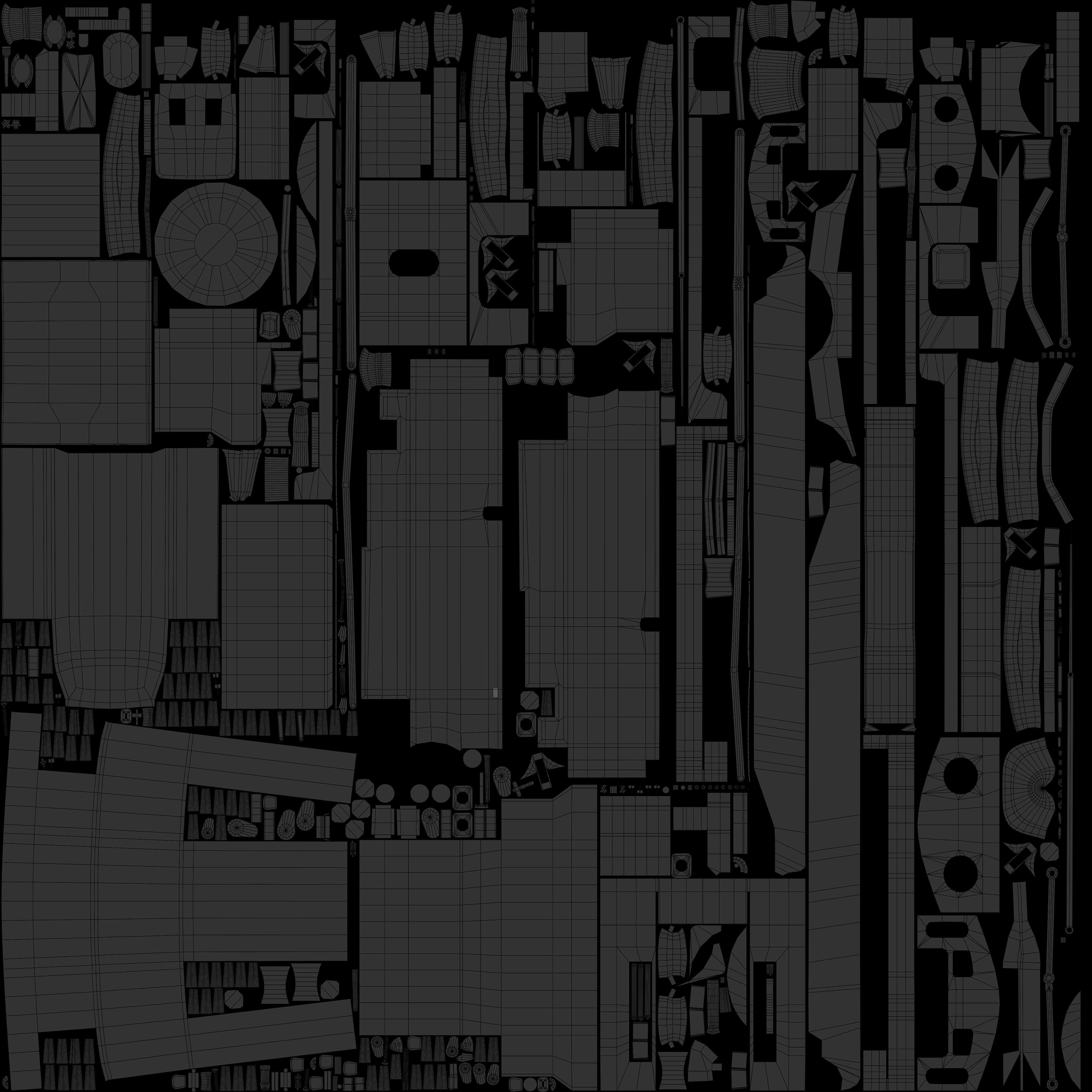 Low poly Jinty Steam Locomotive Low-poly 3D model_21