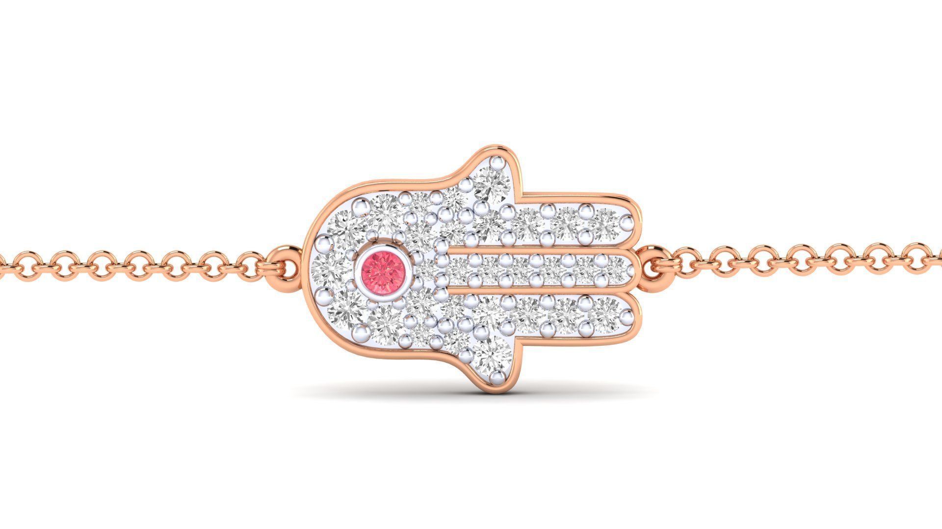 Women bracelet 3dm stl render detail 3D print model_2