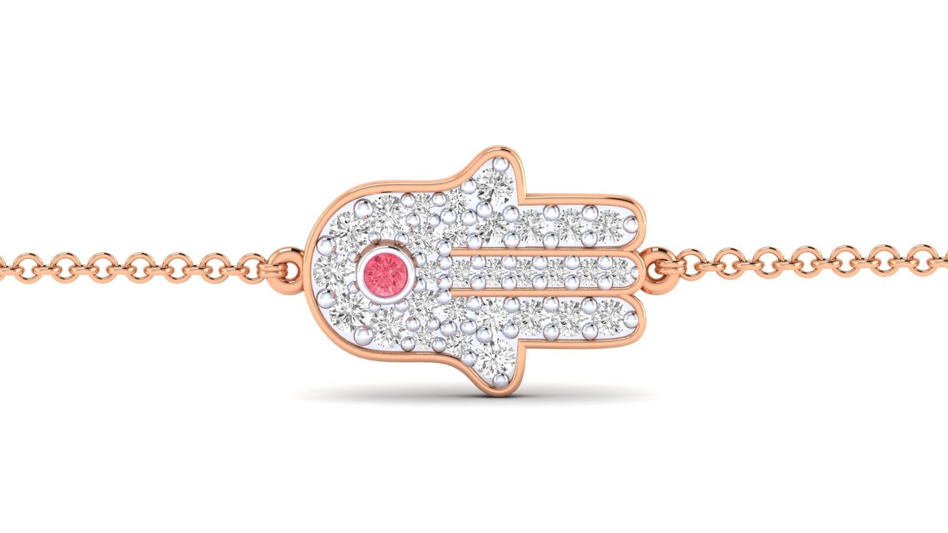 Women bracelet 3dm stl render detail 3D print model_3