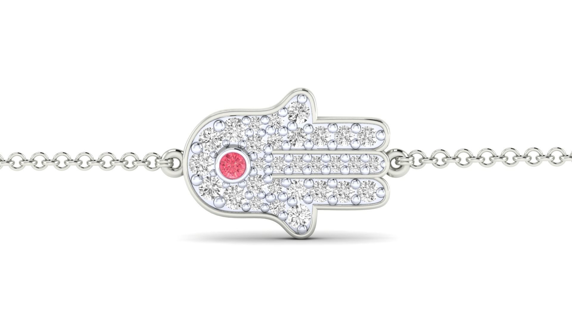 Women bracelet 3dm stl render detail 3D print model_9