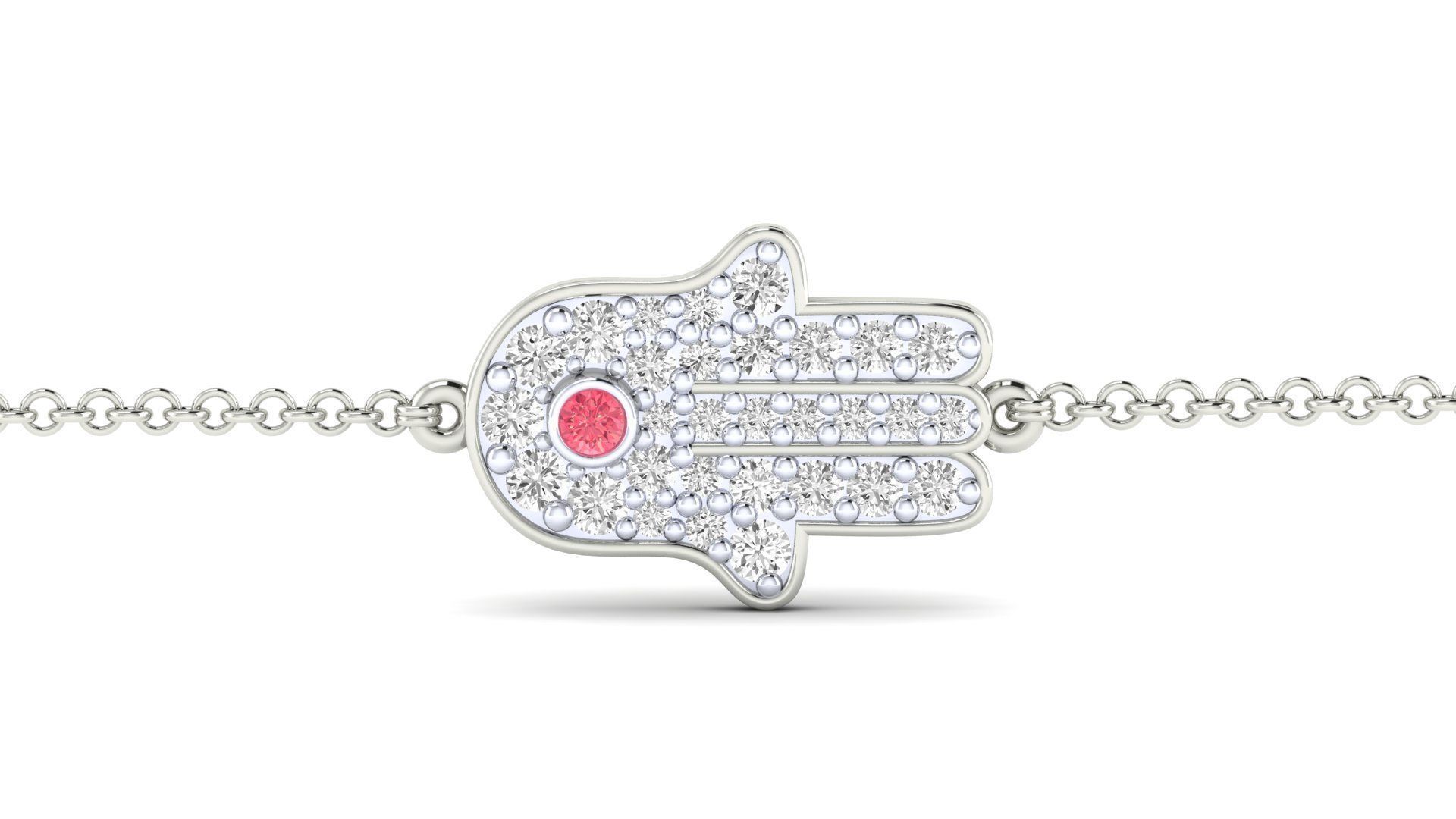 Women bracelet 3dm stl render detail 3D print model_8