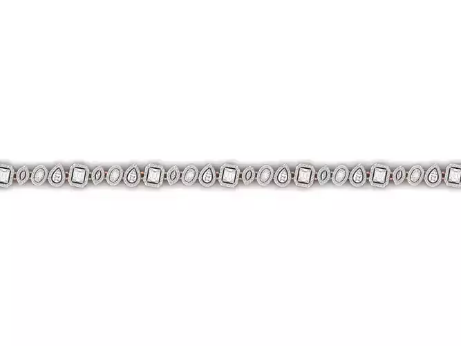 Women bracelet 3dm stl render detail 3D print model