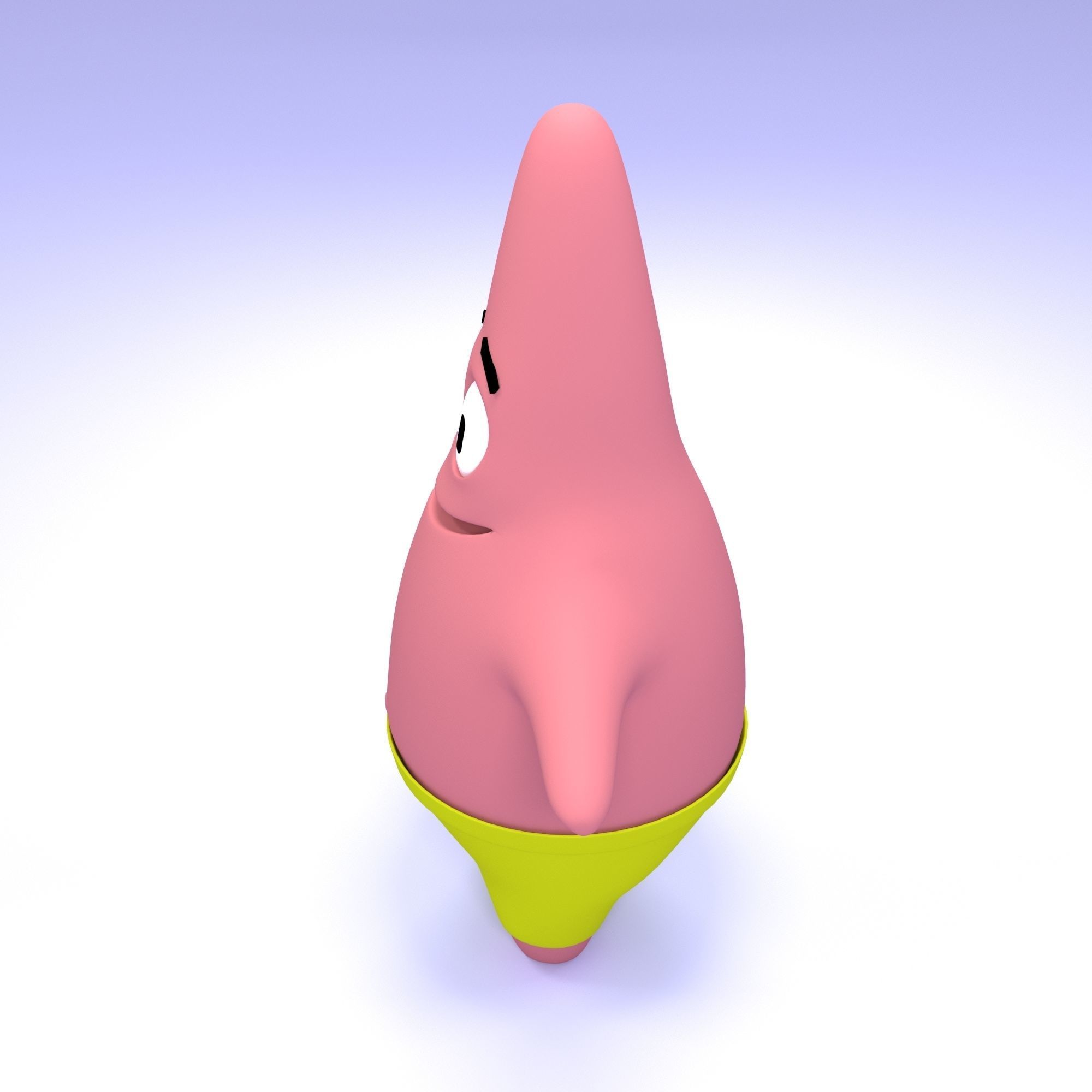 Patrick star - Spoongebob 3D model_1